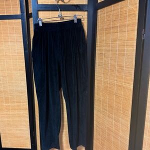 Lizsport Black Velvet Pants